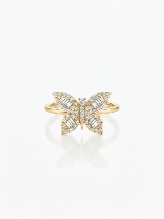 Butterfly Gold Ring