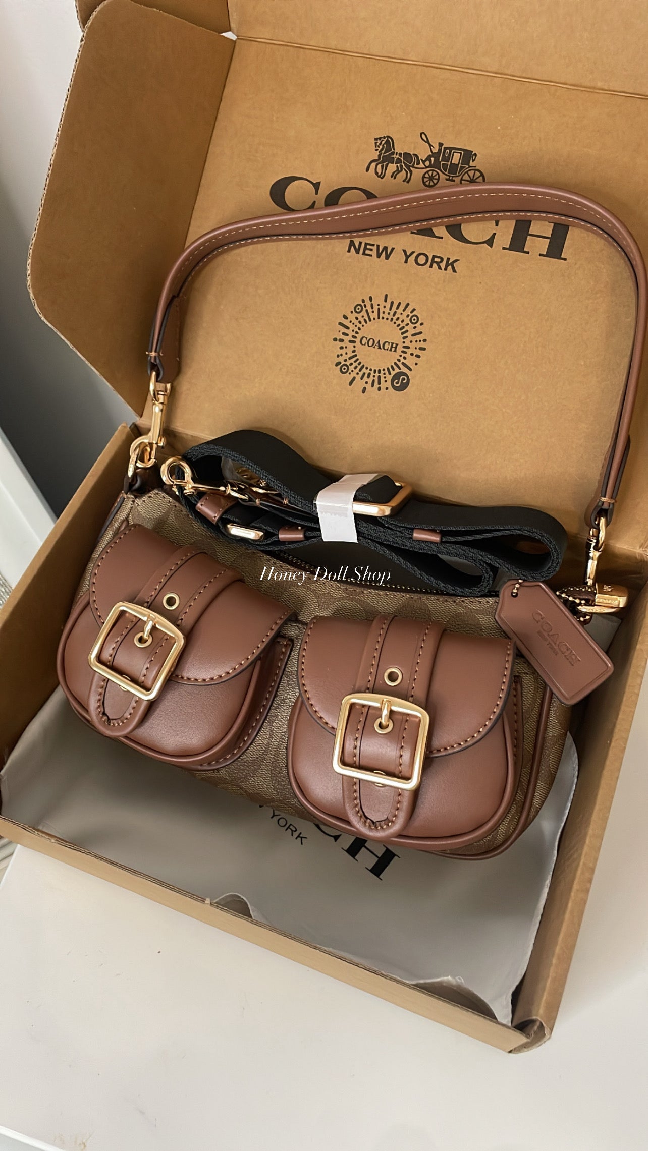 Ashton Brown Shoulder Bag