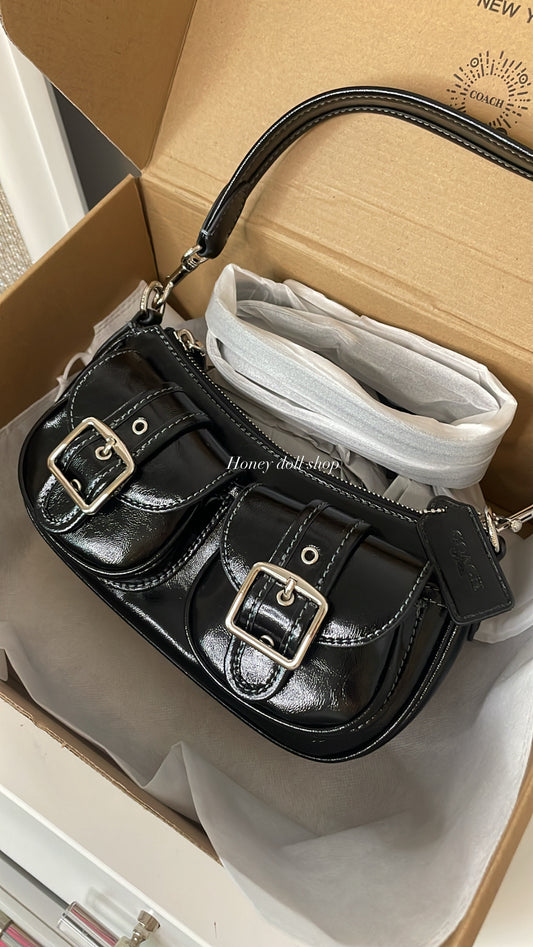 Ashton High Gloss Shoulder Bag