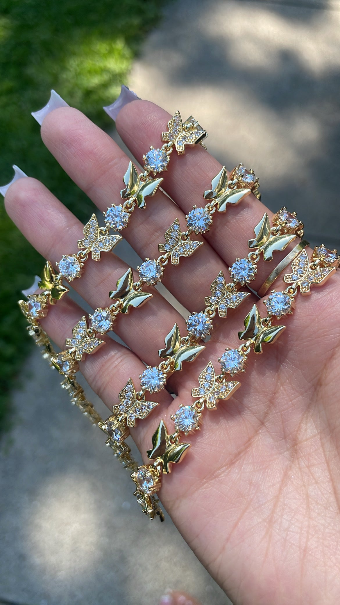 Butterfly Gold Plated Bracelet