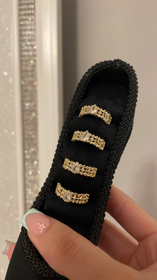 Band Crystal Ring