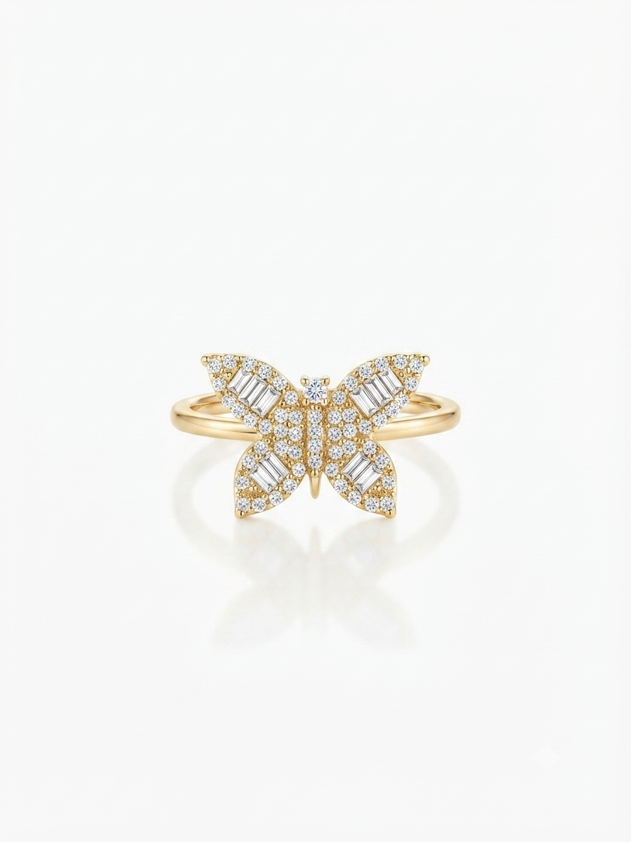 Butterfly Gold Ring