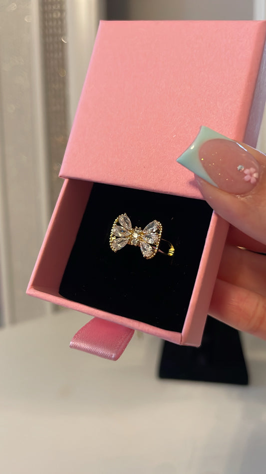 Butterfly Crystal Ring