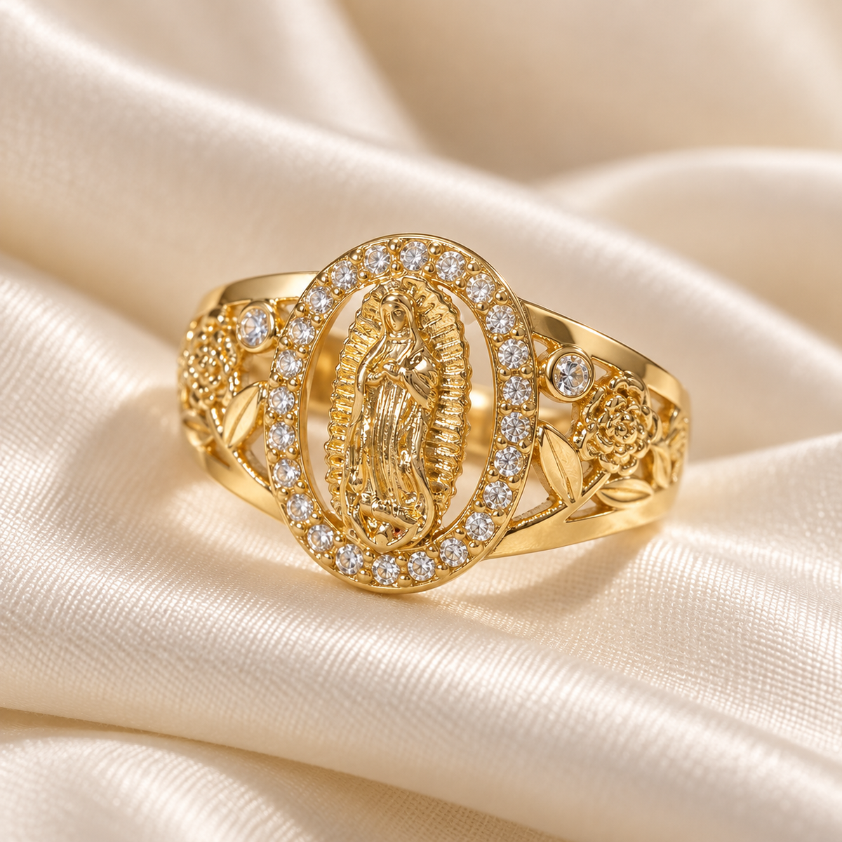 Virgin Mary Rose Ring