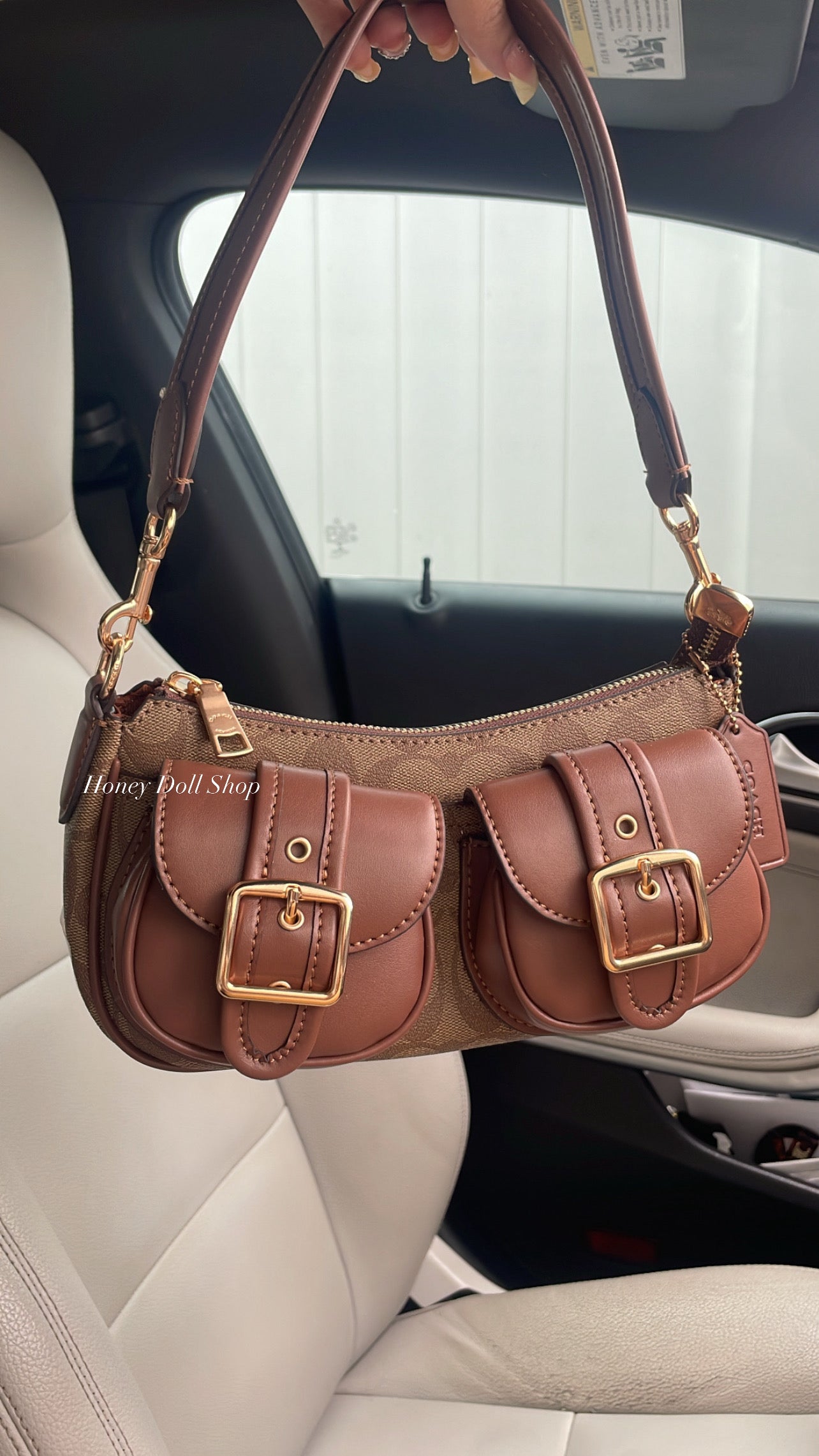 Ashton Brown Shoulder Bag