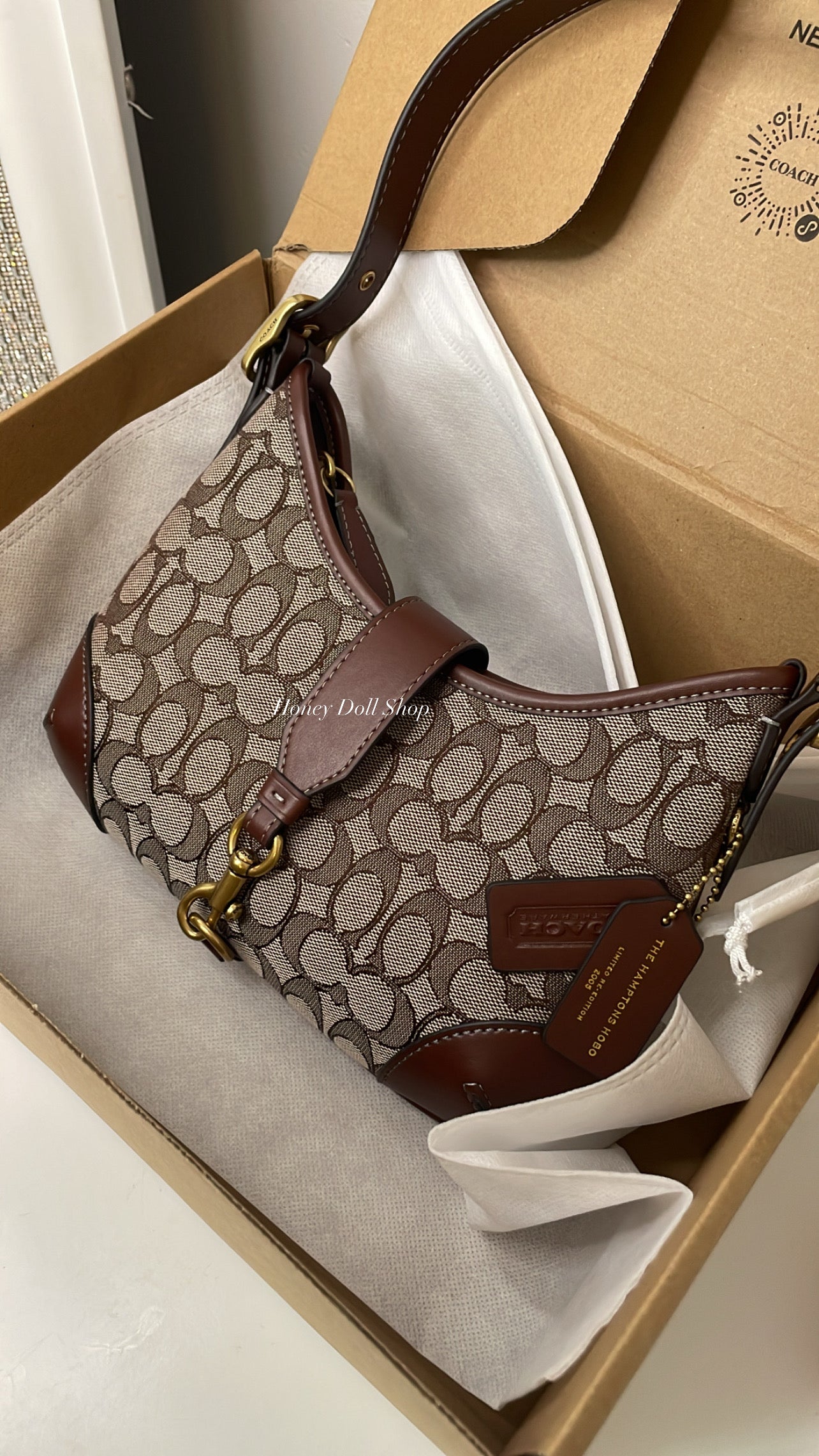 Brown Vintage Shoulder Bag