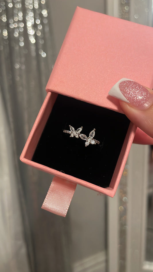 Butterfly Twin Diamond Ring