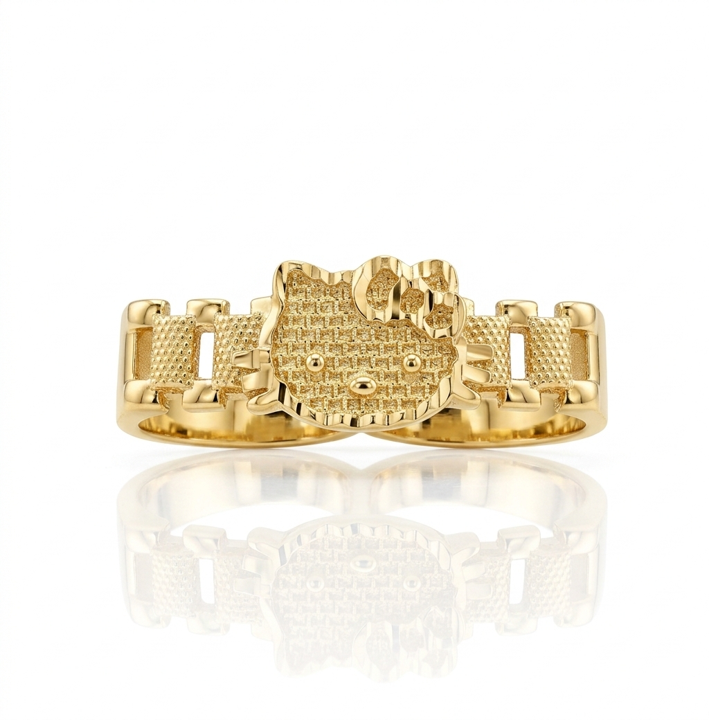 Double Hello K ♡ Ring